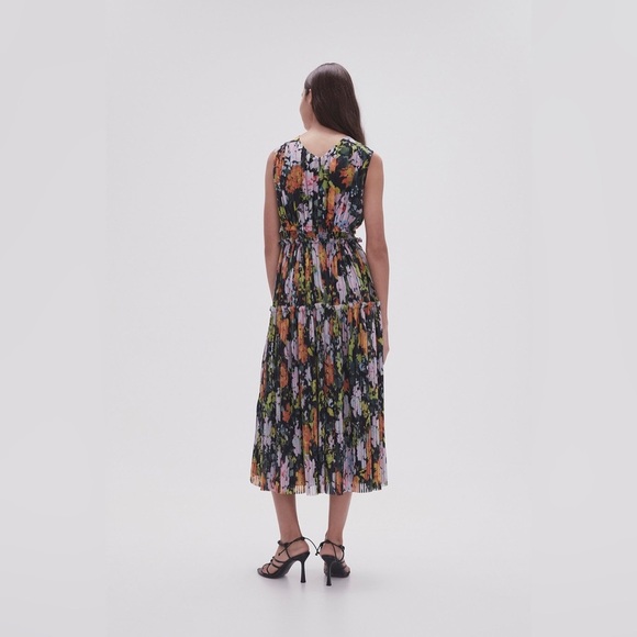 AJE Marlowe Shirred Midi Dress new size US8 AU12 - Picture 5 of 6